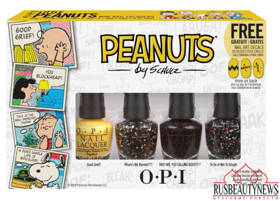OPI Peanuts Halloween 2014  set