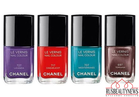 Chanel Méditerranée Summer 2015 Collection nail