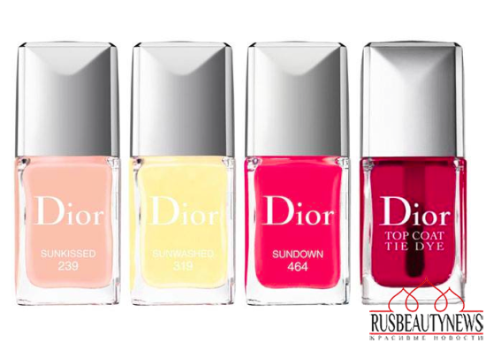 Dior Tie Dye Collection for Summer 2015 nail