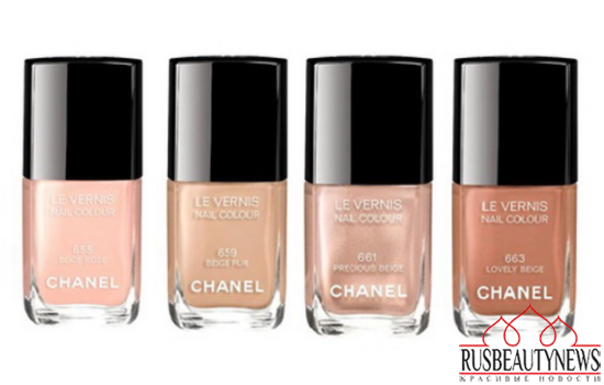 Chanel Les Beiges Summer 2015 Collection nail
