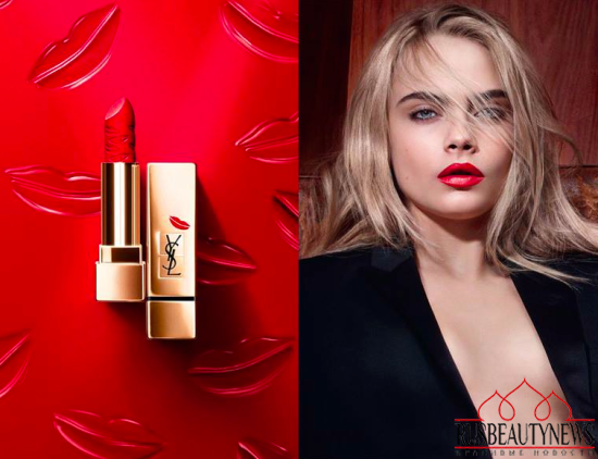YSL Rouge Pur Couture Kiss & Love Fall 2015 Makeup Collection look1