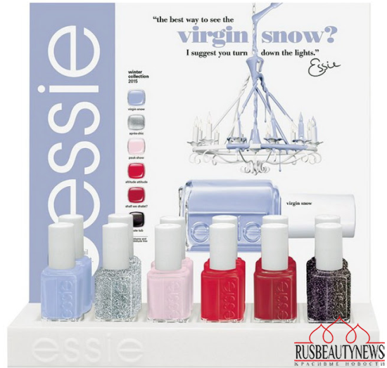 Essie Virgin Snow Collection Winter 2015:16