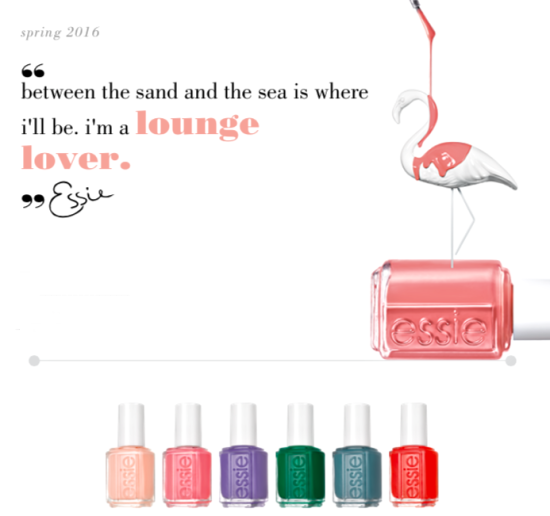 Essie Lounge Lover Spring 2016 Collection