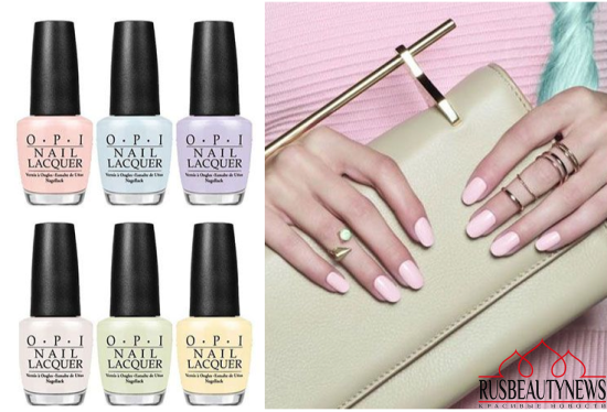 OPI Soft Shades Pastel Spring 2016 Collection