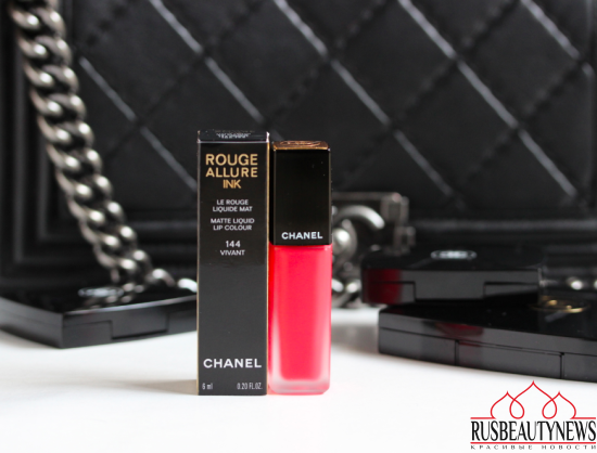 Chanel Rouge Allure Ink Matte Liquid lip color 144 Vivant обзор
