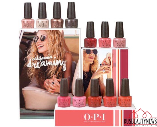 OPI California Dreaming Summer 2017 Collection