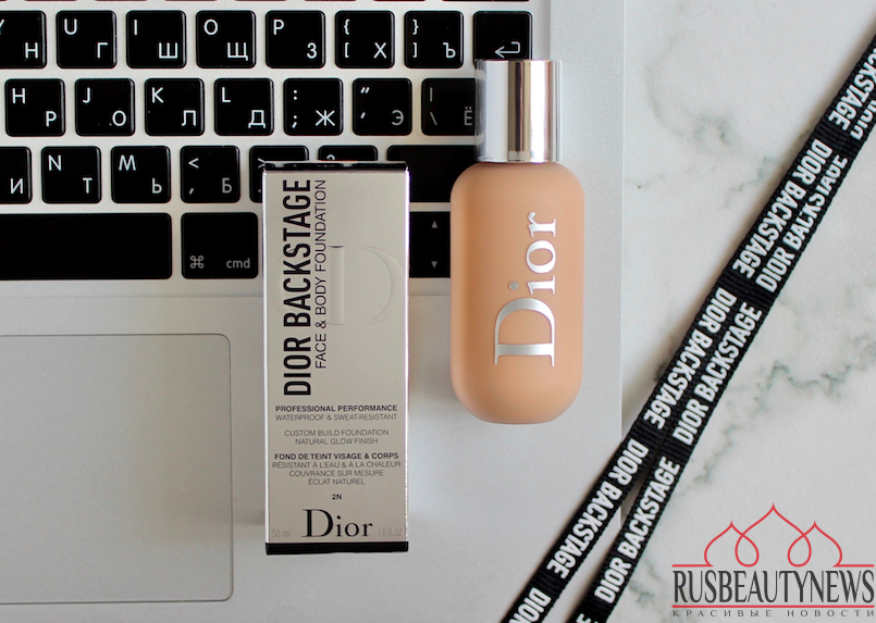 dior backstage face and body foundation